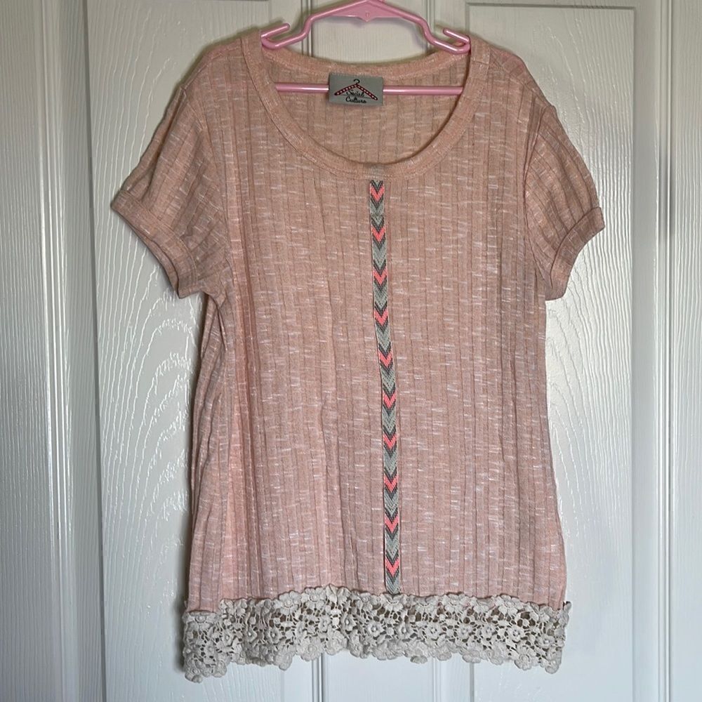 🌟B1G1 free Social culture knit t shirt size XL